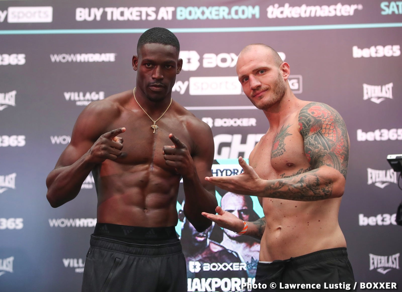 Riakporhe vs Turchi Official Sky Sports Weigh In Results