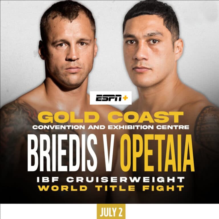 Jai Opetaia battled with broken jaw to defeat Mairis Briedis