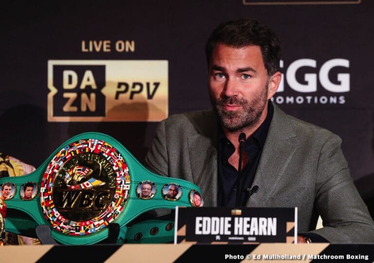 Canelo vs. Golovkin 3 bigger than Spence vs. Crawford says Eddie Hearn