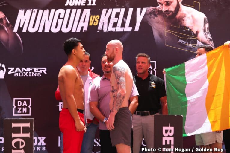 Jaime Munguia - Jimmy Kelly - Weights