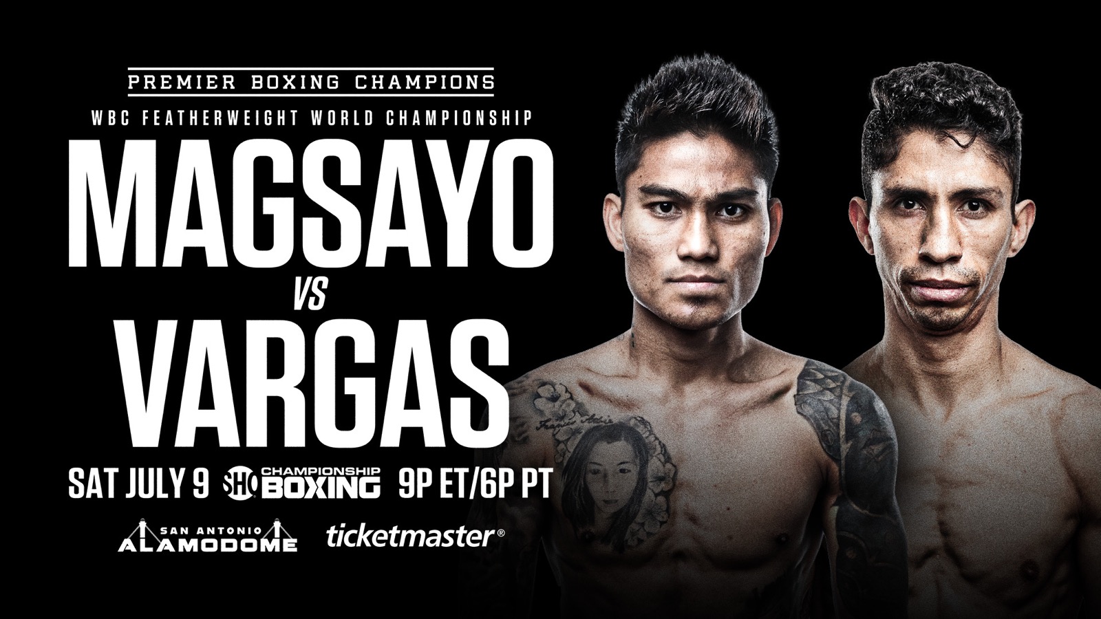 Mark Magsayo, Rey Vargas boxing image / photo