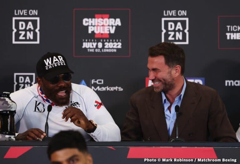 Eddie Hearn talks Tyson Fury vs. Derek Chisora III