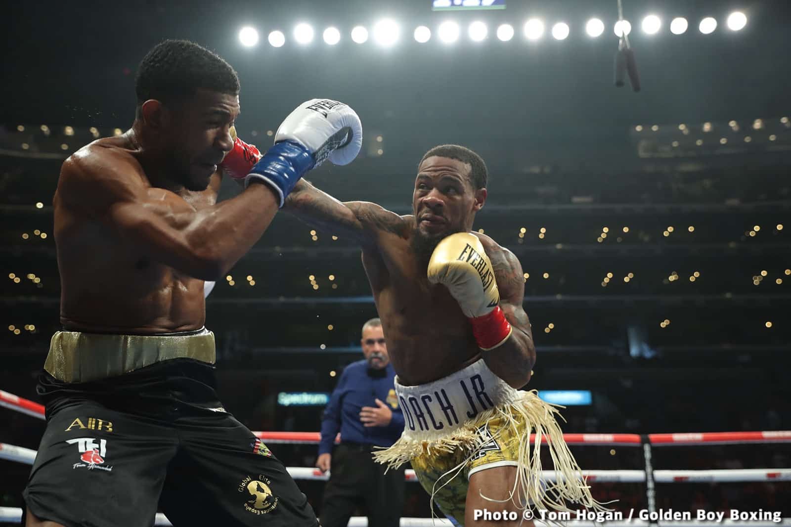 Boxing photo: Javier Fortuna, Ryan Garcia image Photos: King Ryan Knocks Out Fortuna In Round 6