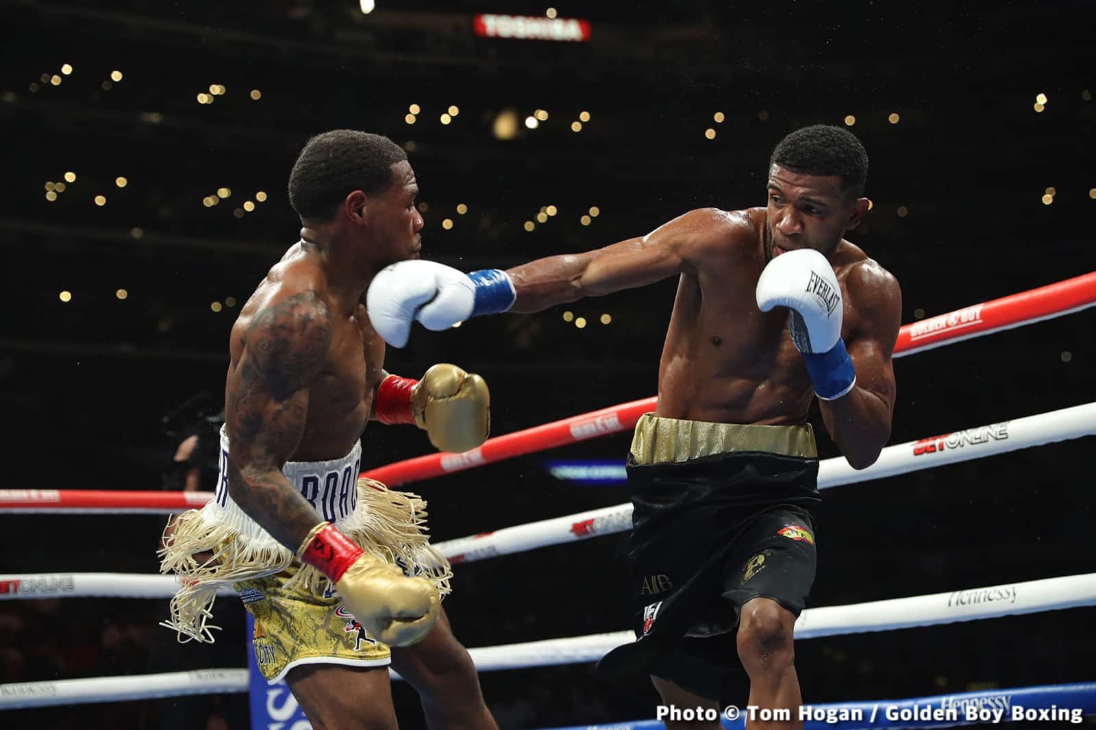 Boxing photo: Javier Fortuna, Ryan Garcia image Photos: King Ryan Knocks Out Fortuna In Round 6