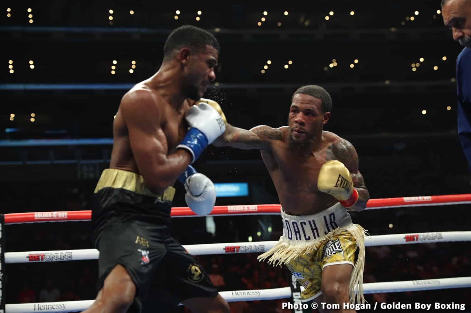 Boxing photo: Javier Fortuna, Ryan Garcia image Photos: King Ryan Knocks Out Fortuna In Round 6