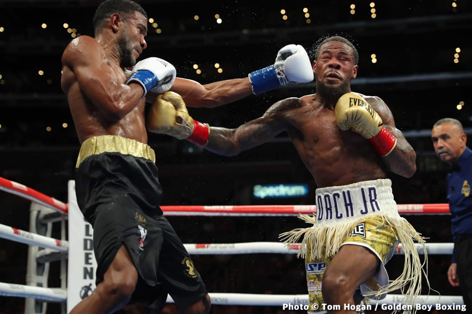 Boxing photo: Javier Fortuna, Ryan Garcia image Photos: King Ryan Knocks Out Fortuna In Round 6