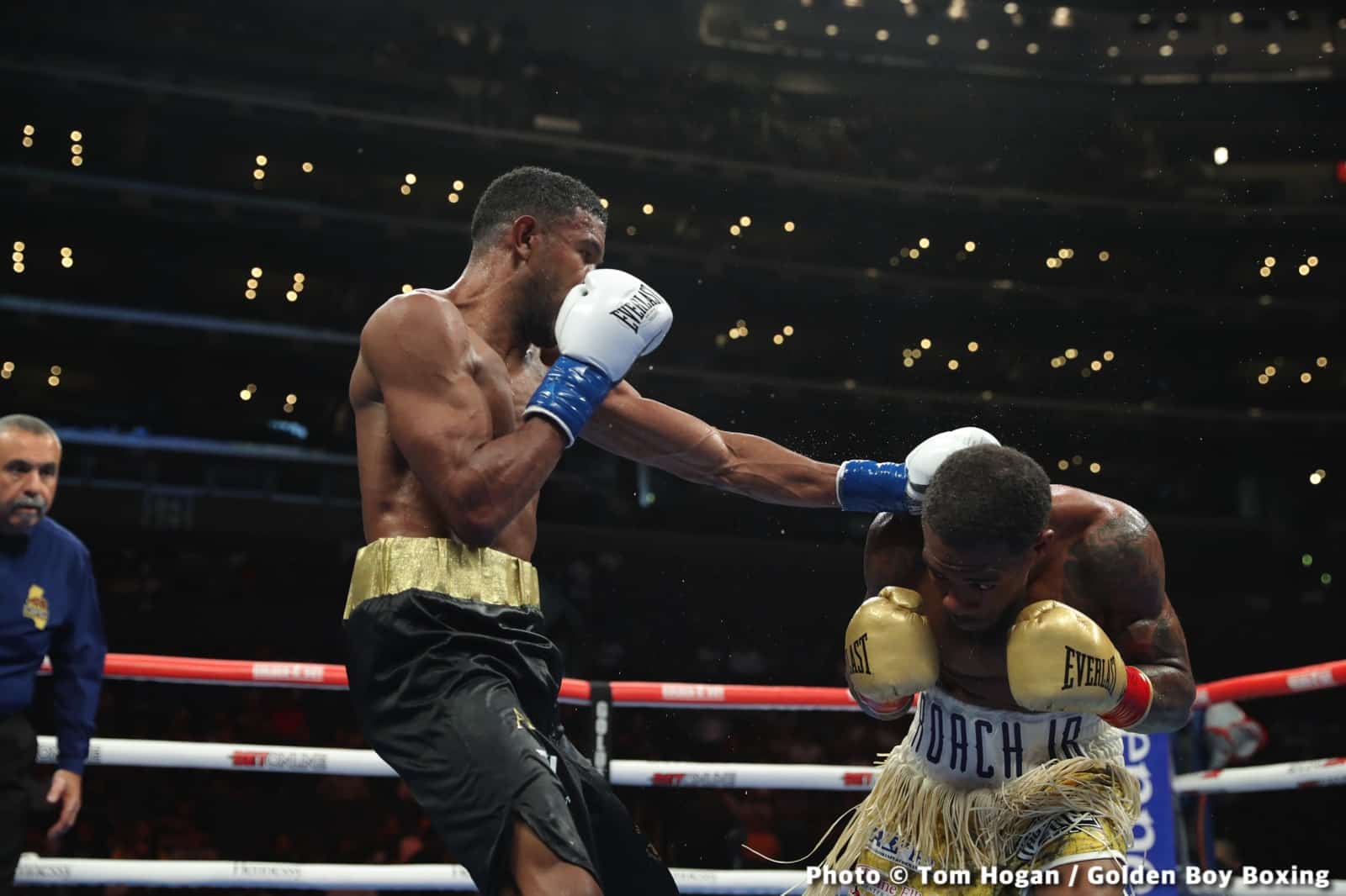 Boxing photo: Javier Fortuna, Ryan Garcia image Photos: King Ryan Knocks Out Fortuna In Round 6