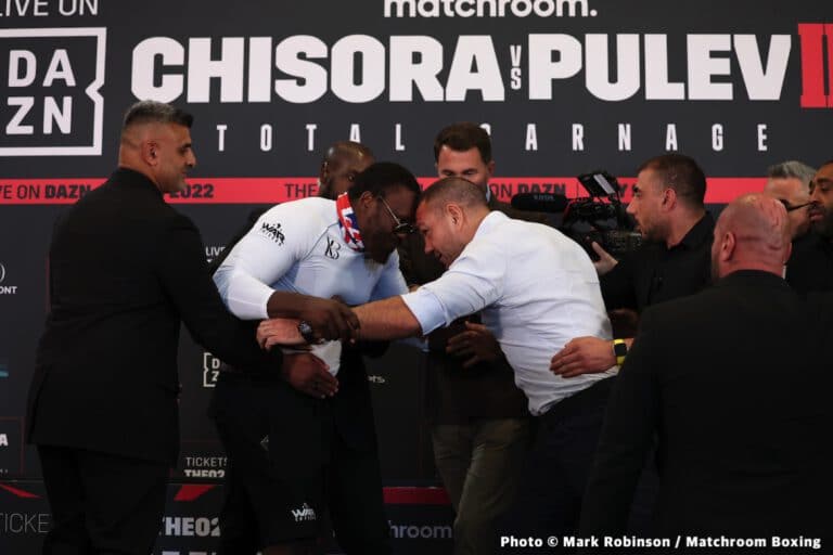 Eddie Hearn: "Chisora better than 99% of heavyweights"