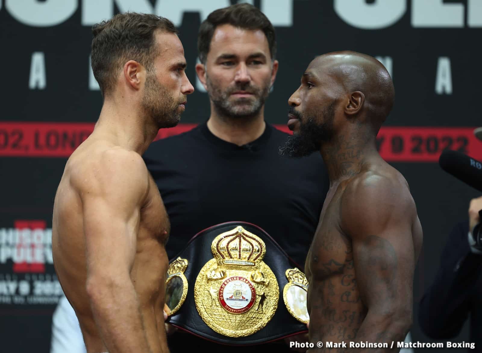 Chisora vs. Pulev II - weights