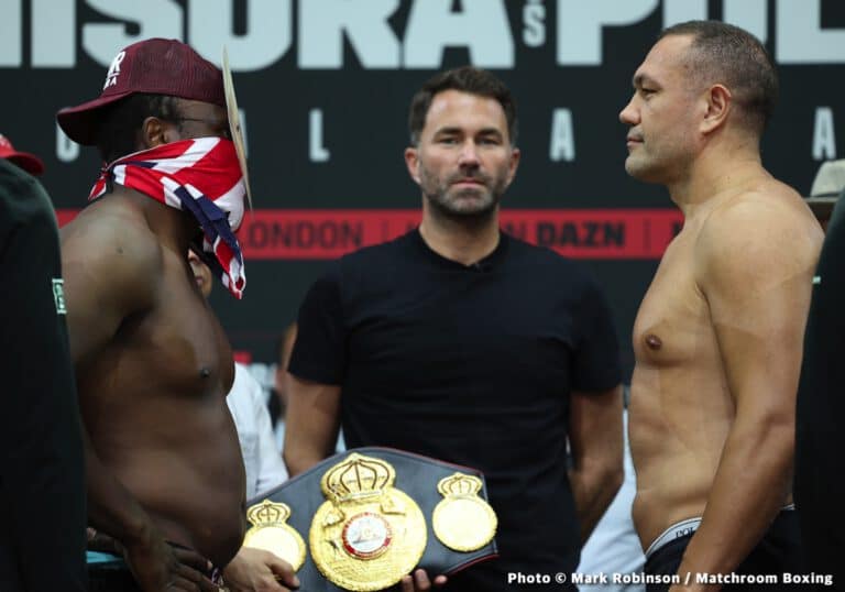 Chisora vs. Pulev II - weights