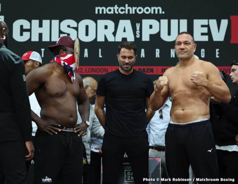 Chisora must set a fast pace against Pulev says Eddie Hearn
