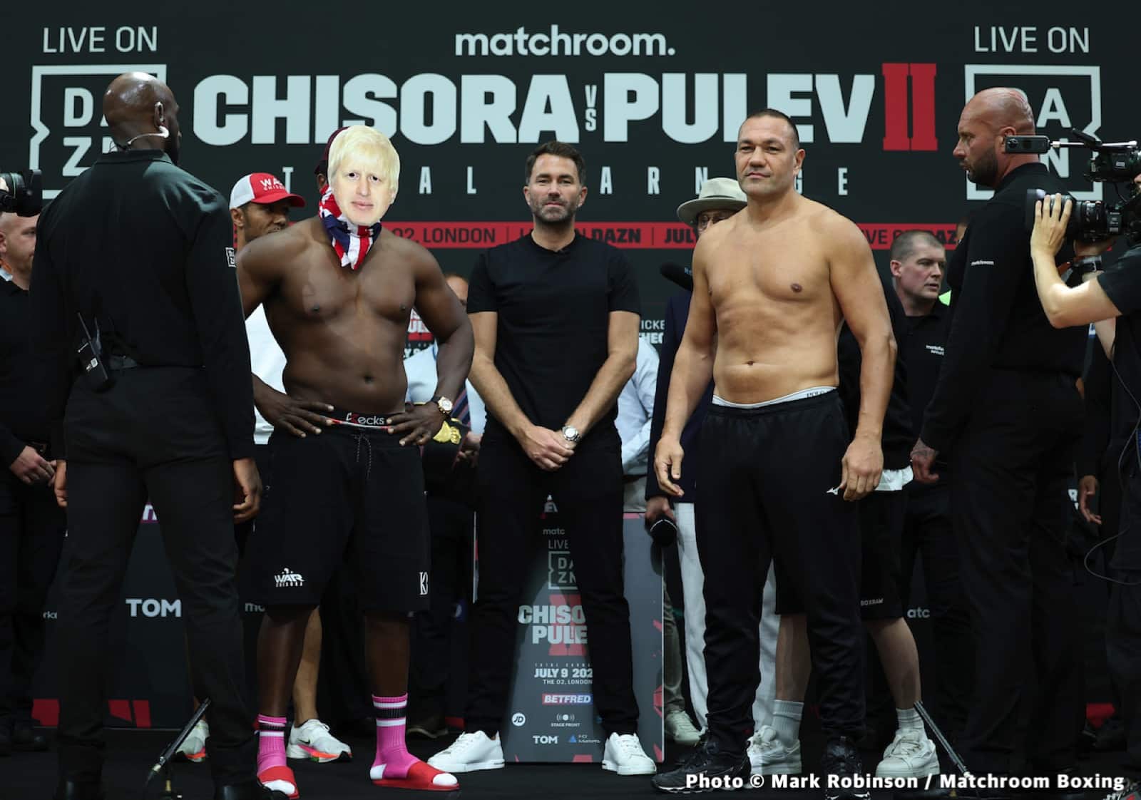 Chisora vs. Pulev II - weights