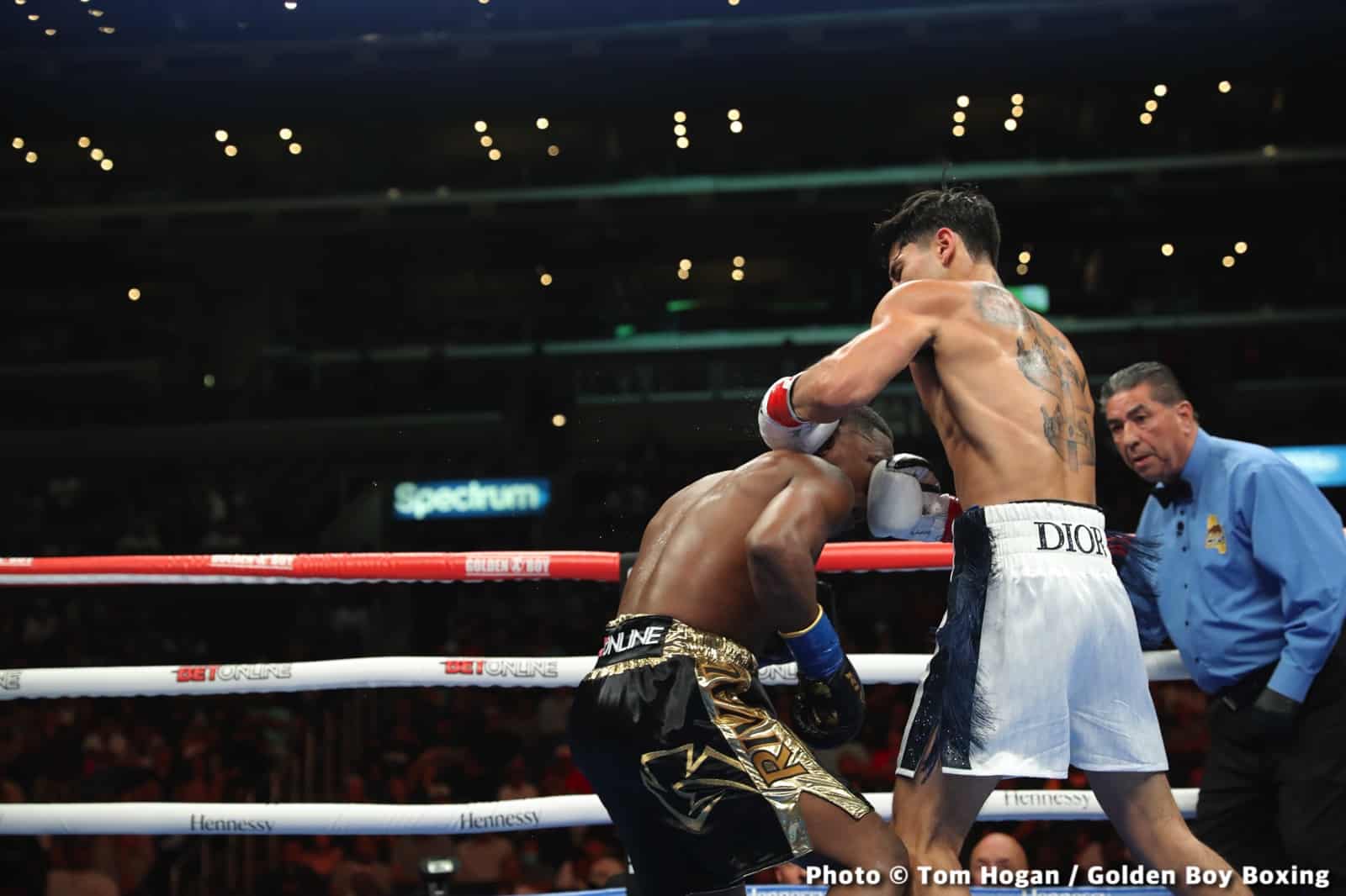 Garcia destroys Fortuna in 6th round KO - Boxing Results