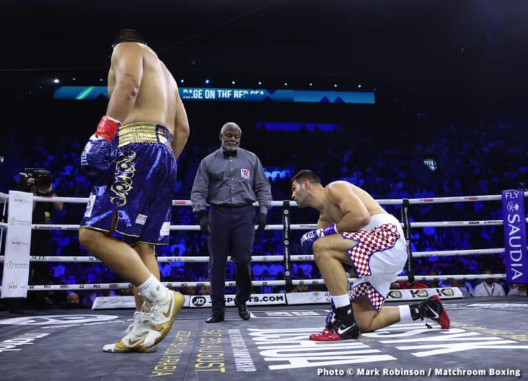 Filip Hrgovic Survives Zhilei Zhang, Wins Gruelling 12 Round Decision - Boxing Results