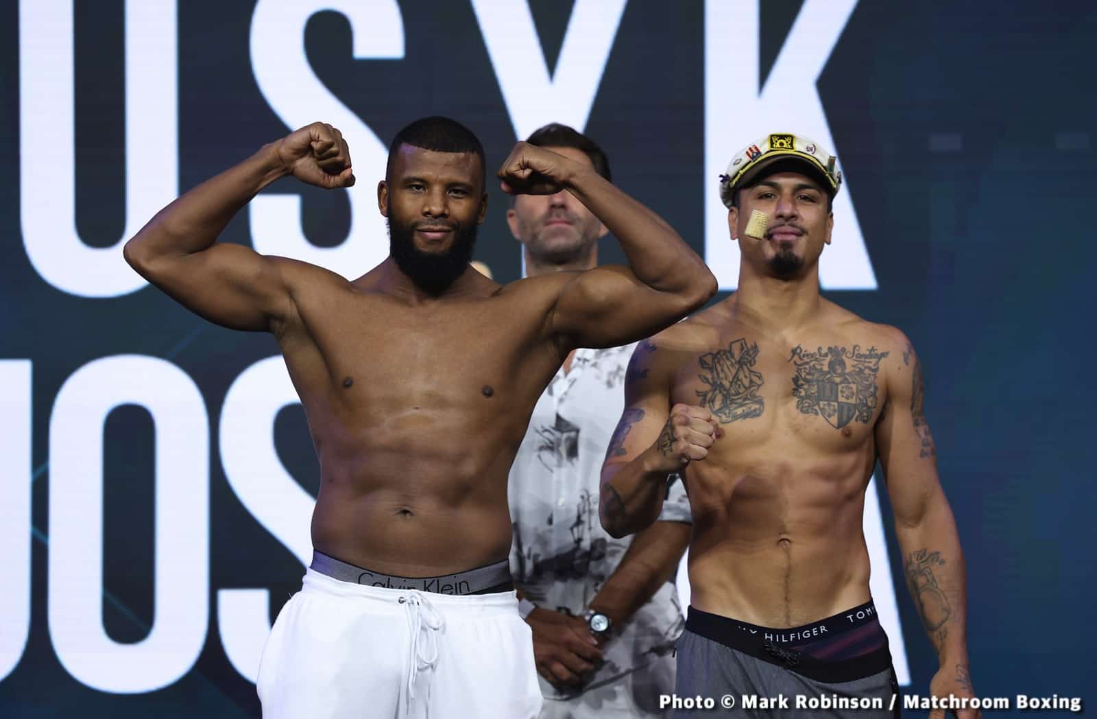 Oleksandr Usyk weighs in at 221.5 for Anthony Joshua rematch