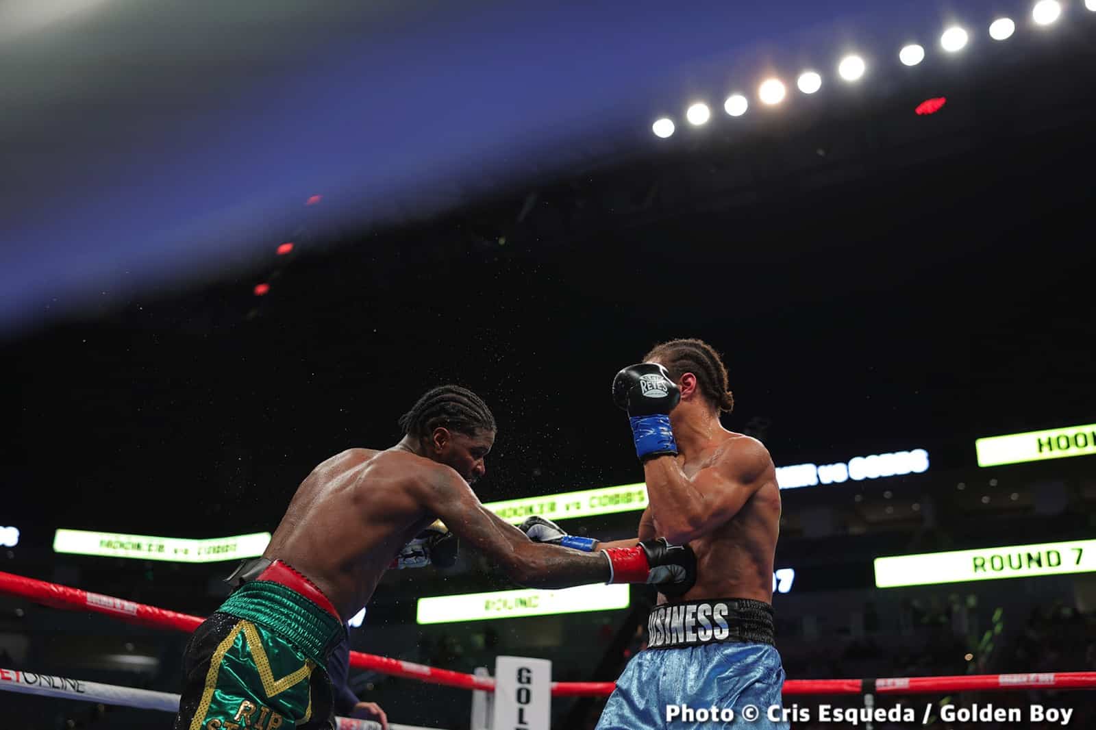 Photos: Vergil Ortiz Jr TKOs MIchael McKinson