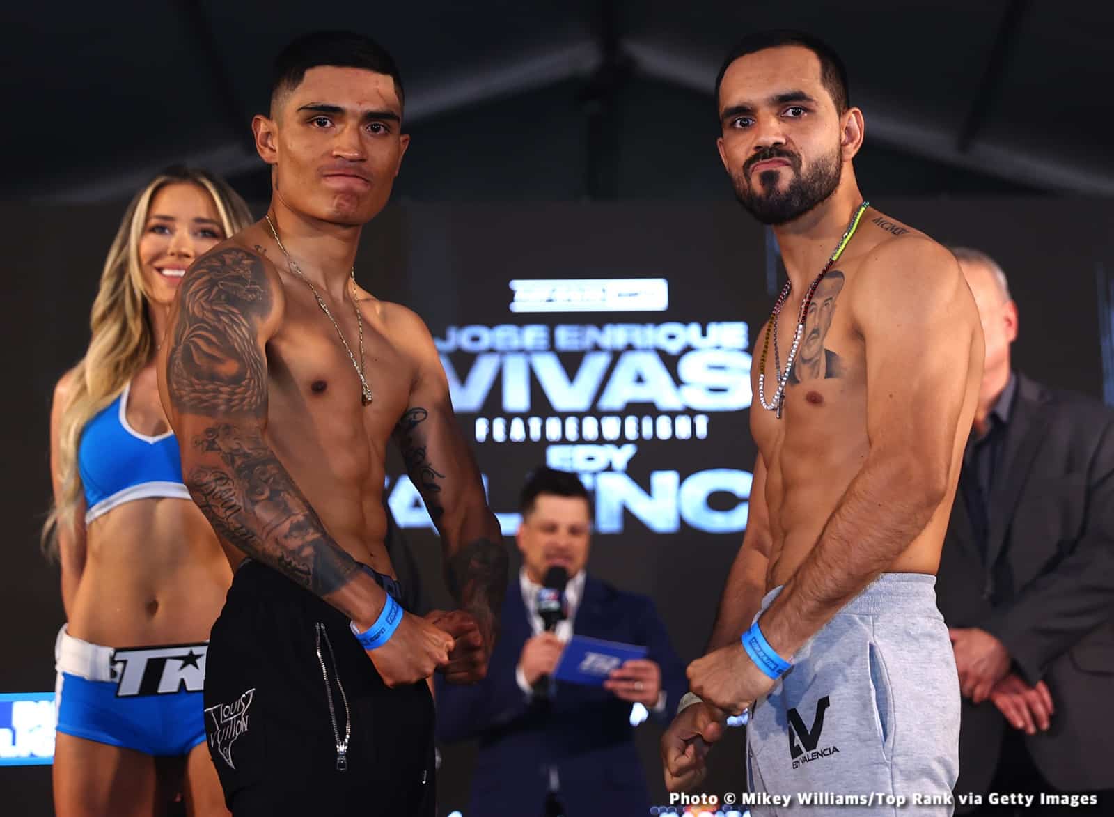 Boxing photo: Pedro Campa, Teofimo Lopez Jr, Xander Zayas image ESPN Weights: Teofimo Lopez vs. Pedro Campa