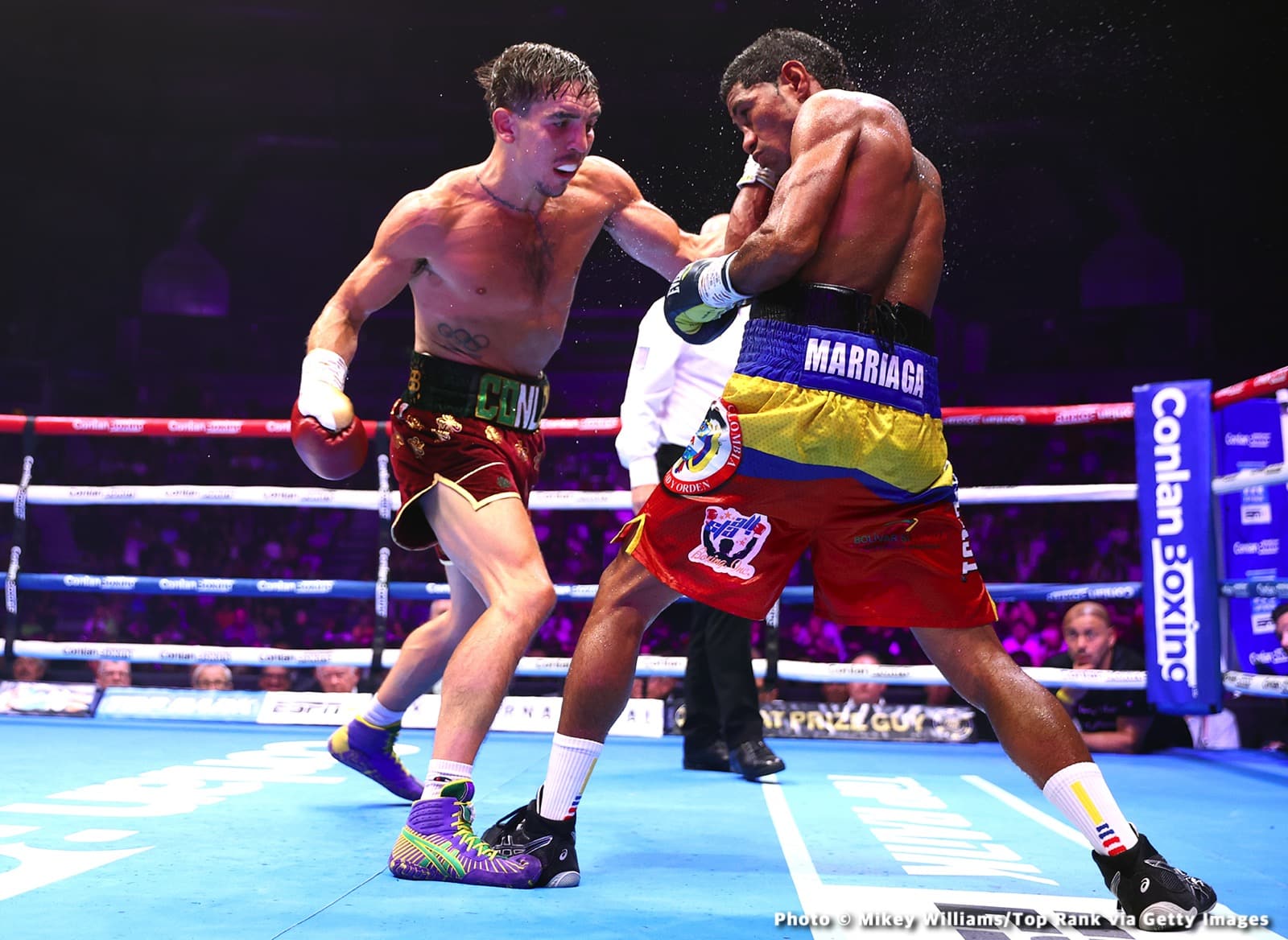 Boxing photo: Michael Conlan, Miguel Marriaga image Michael Conlan defeats Miguel Marriaga - Boxing Results