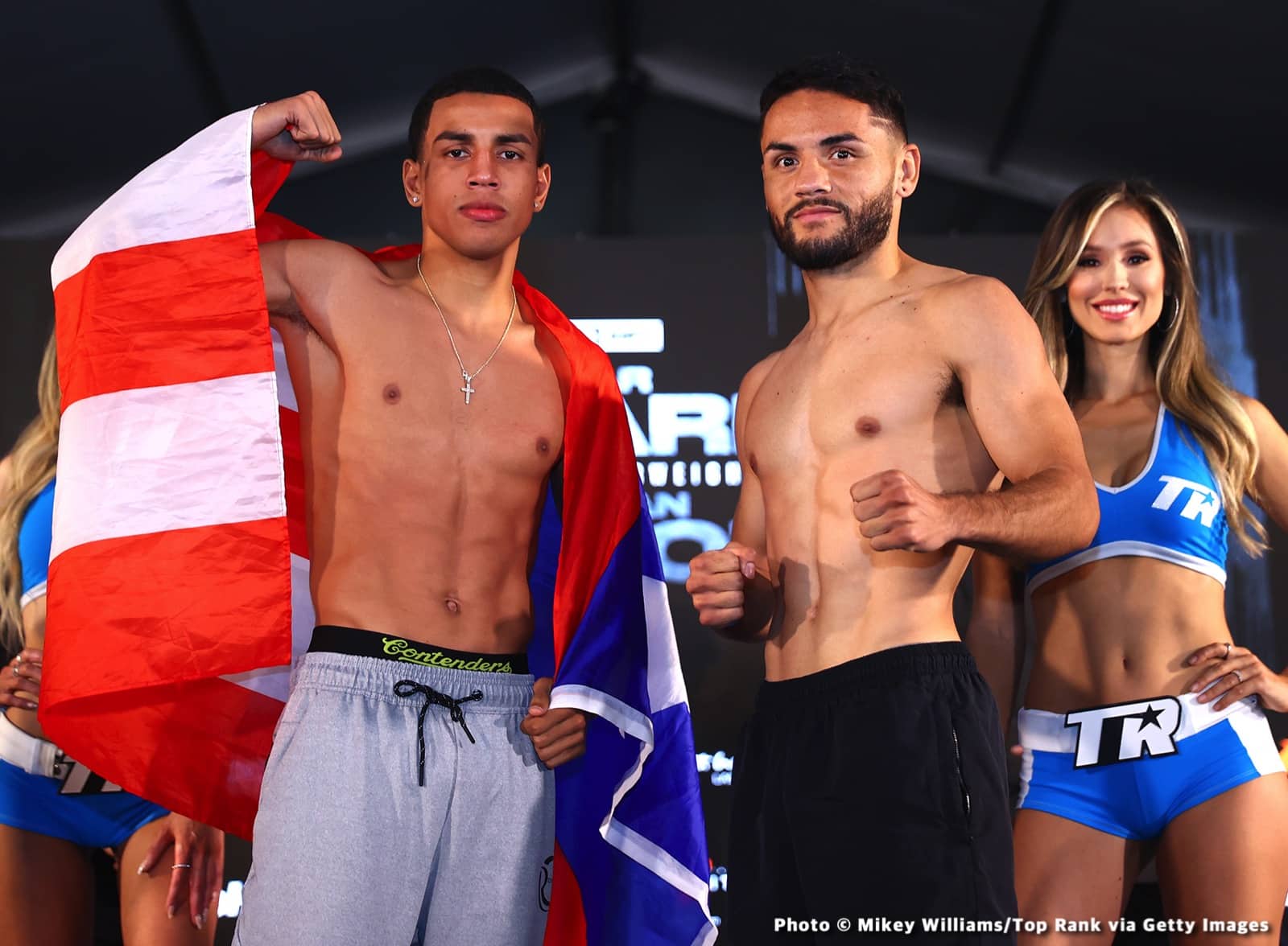 Boxing photo: Pedro Campa, Teofimo Lopez Jr, Xander Zayas image ESPN Weights: Teofimo Lopez vs. Pedro Campa