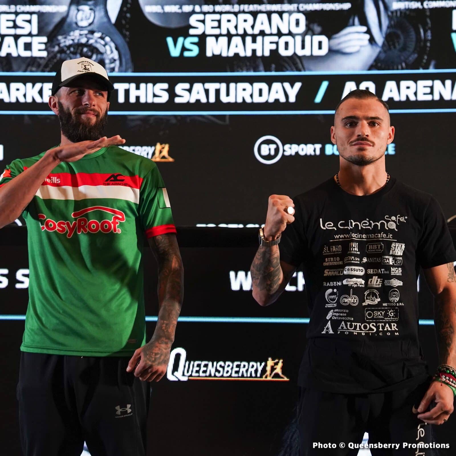 Joseph Parker - Joe Joyce, Serrano - Mahfoud Weigh In Results
