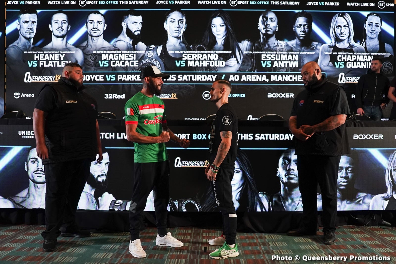Joseph Parker - Joe Joyce, Serrano - Mahfoud Weigh In Results