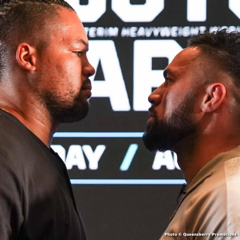 Joseph Parker - Joe Joyce, Serrano - Mahfoud Weigh In Results