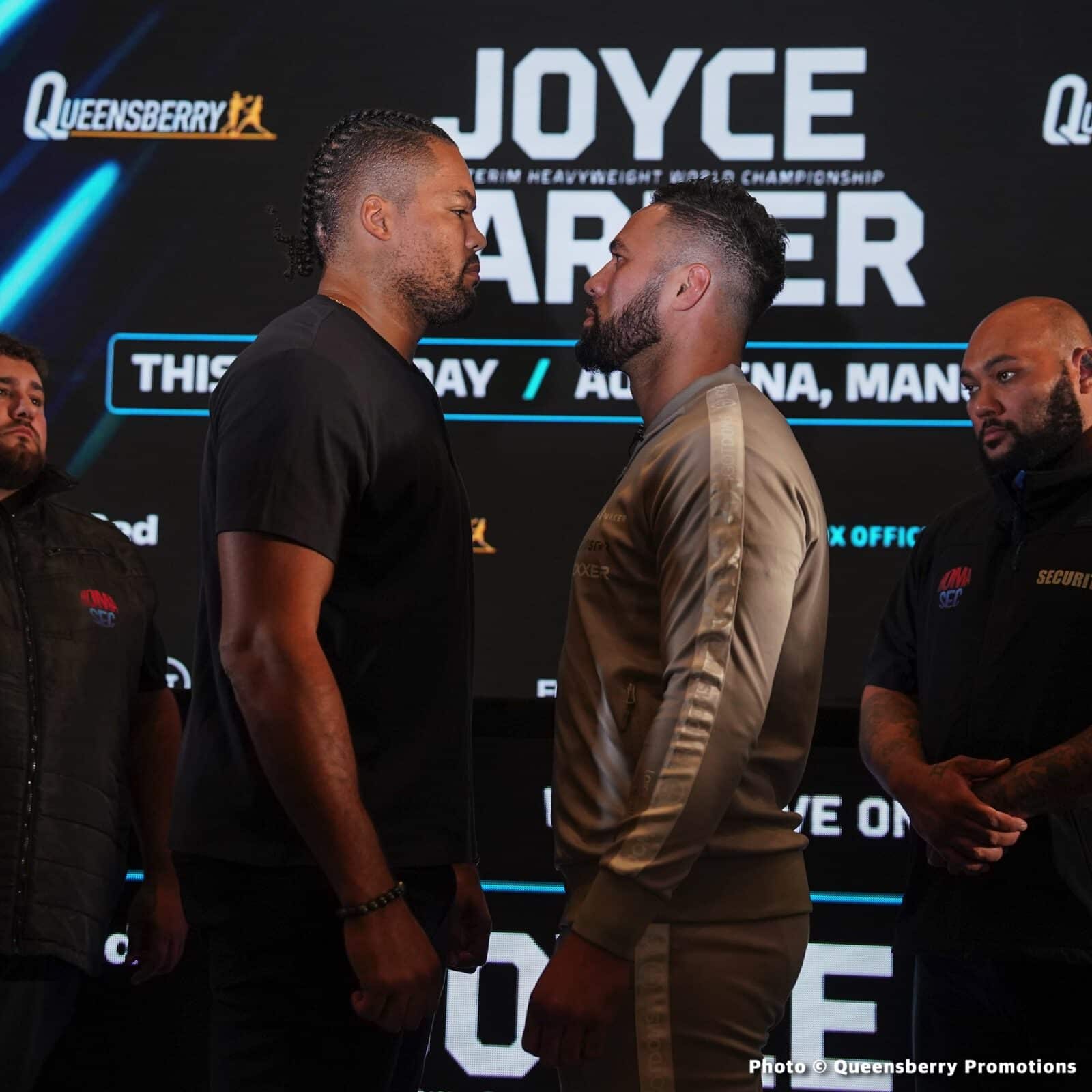 Joseph Parker - Joe Joyce, Serrano - Mahfoud Weigh In Results