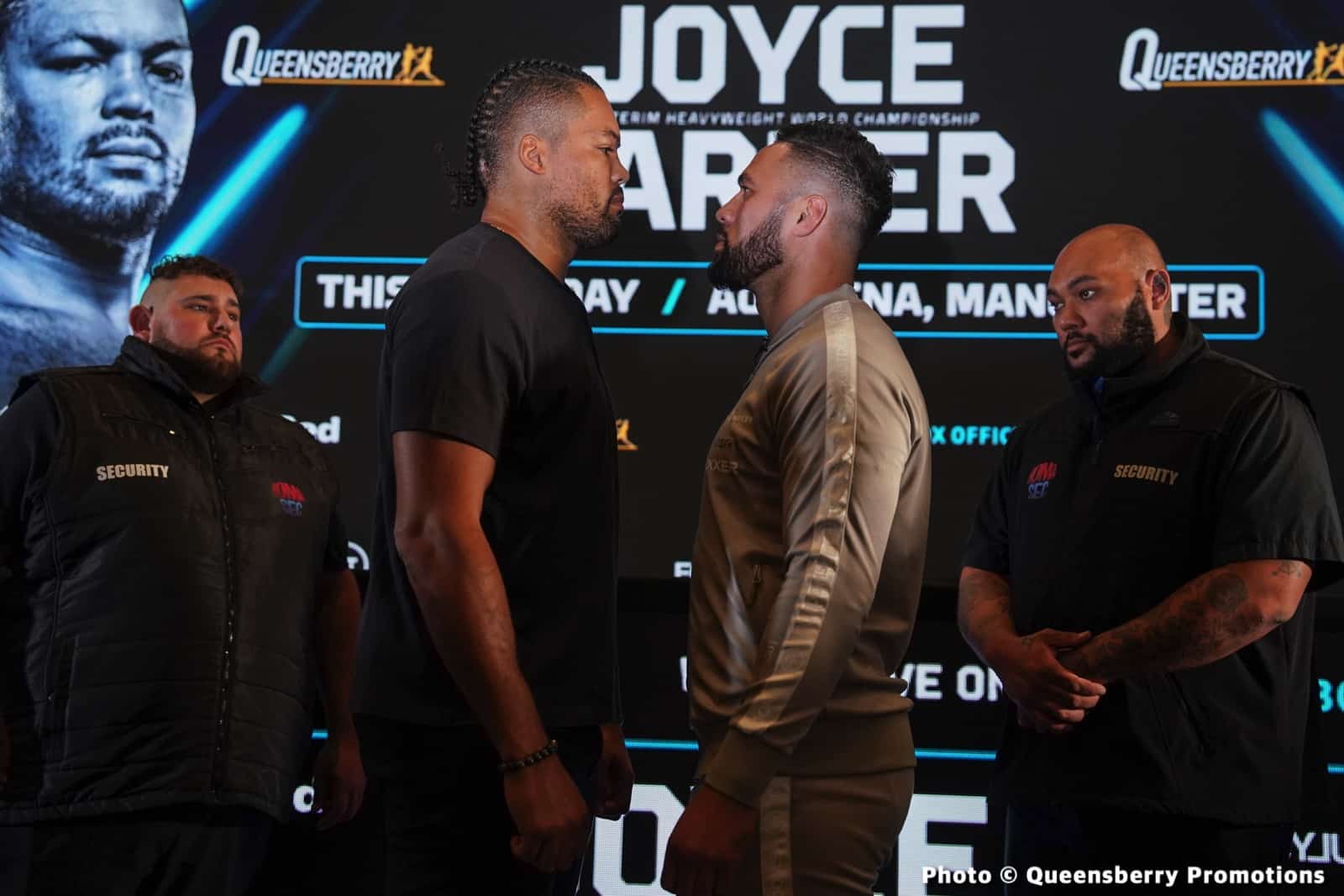 Joseph Parker - Joe Joyce, Serrano - Mahfoud Weigh In Results