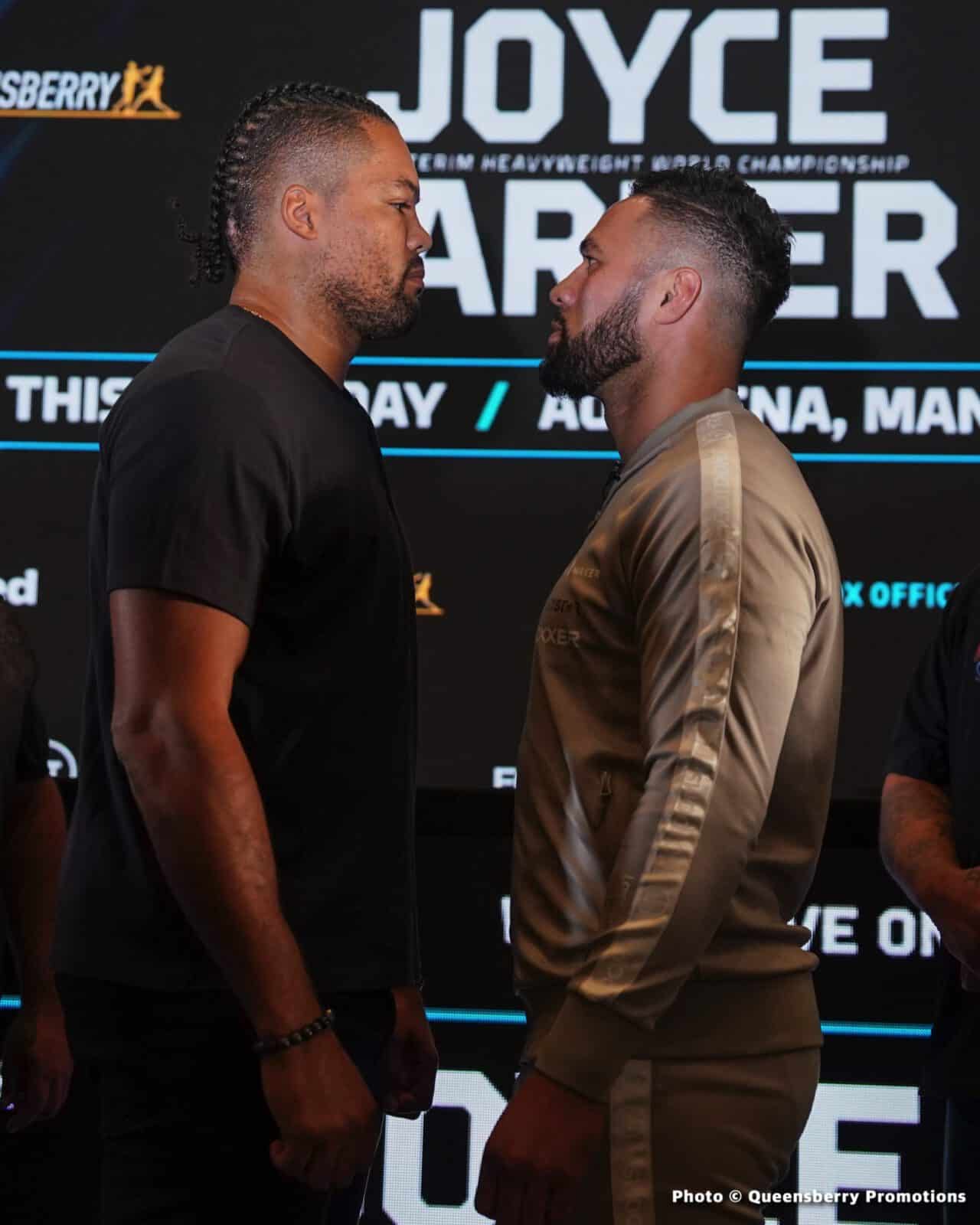 Joseph Parker - Joe Joyce, Serrano - Mahfoud Weigh In Results