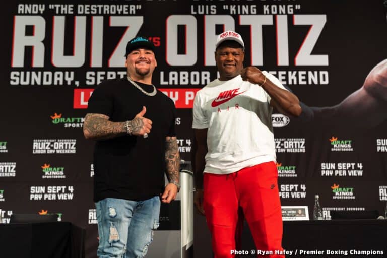 Andy Ruiz Jr in must-win situation against Luis Ortiz says Darren Barker