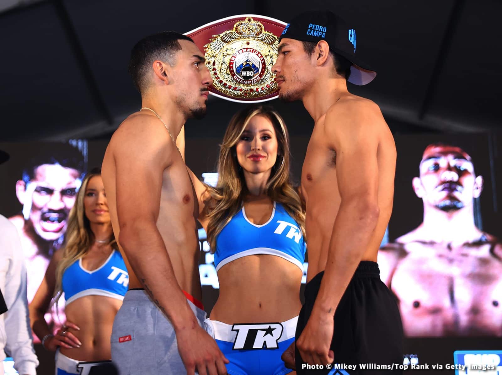 Pedro Campa, Teofimo Lopez Jr, Xander Zayas boxing image / photo