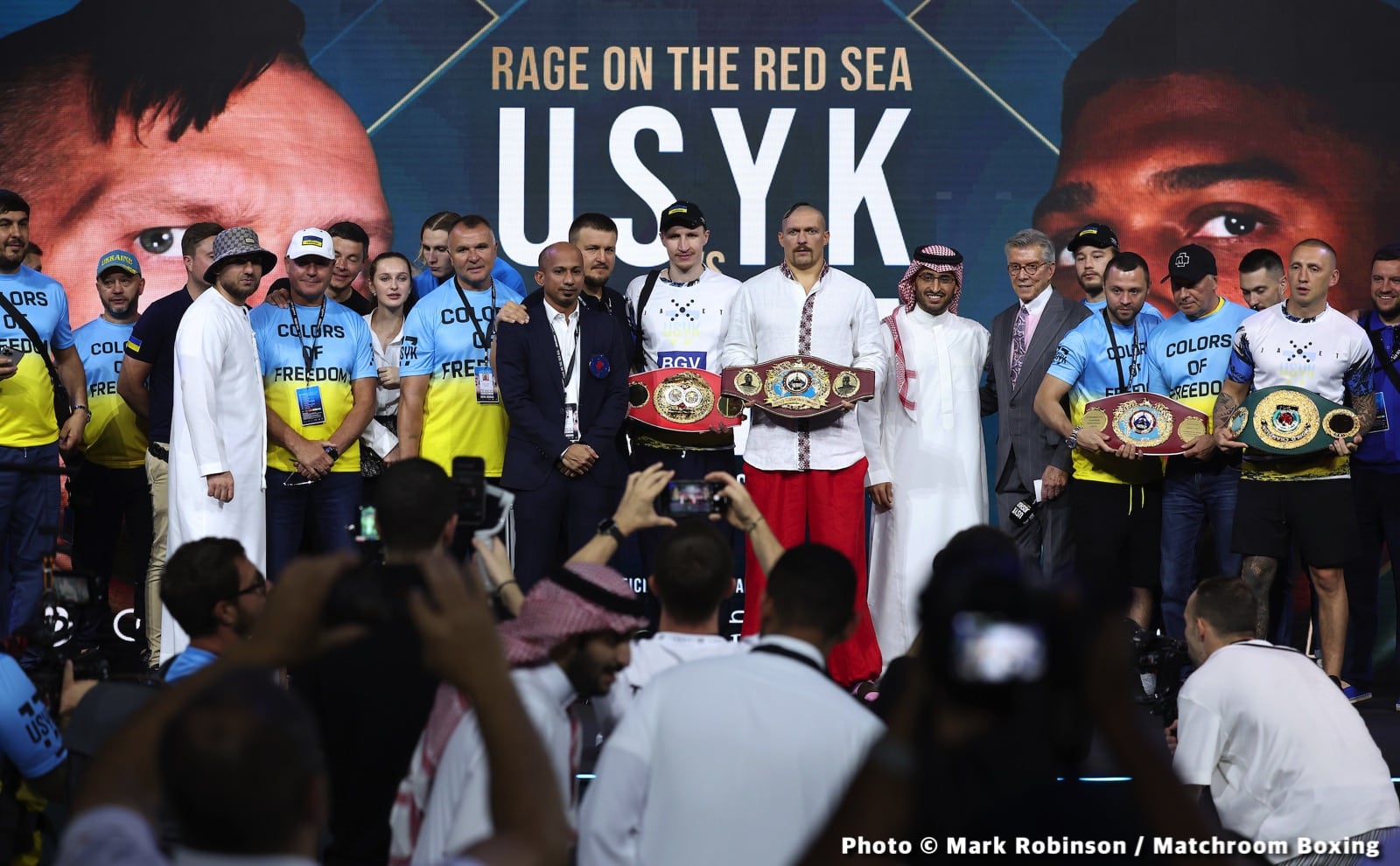 Oleksandr Usyk weighs in at 221.5 for Anthony Joshua rematch