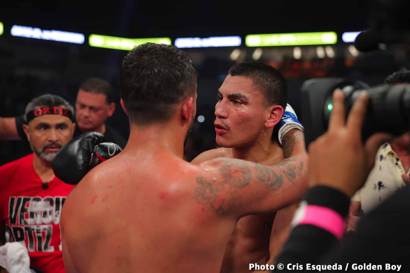 Photos: Vergil Ortiz Jr TKOs MIchael McKinson