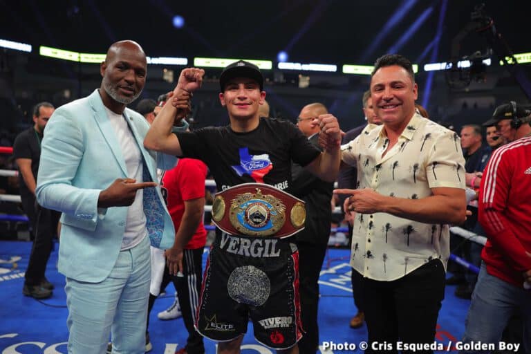 Photos: Vergil Ortiz Jr TKOs MIchael McKinson