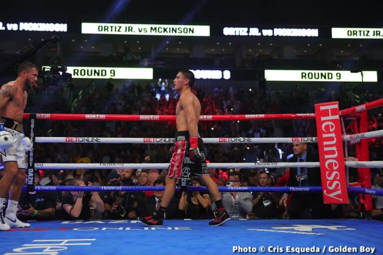 Vergil Ortiz Jr on win over Michael McKinson: "I know that I can do 100 times better'