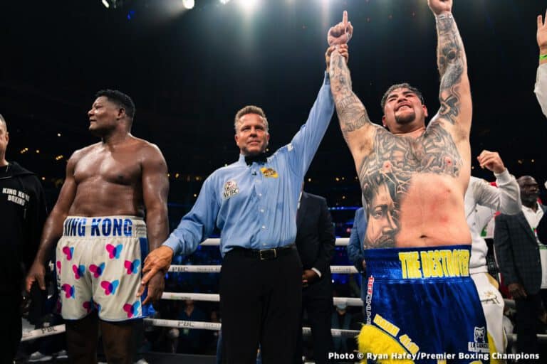 Andy Ruiz wants 50-50 split for Deontay Wilder contest