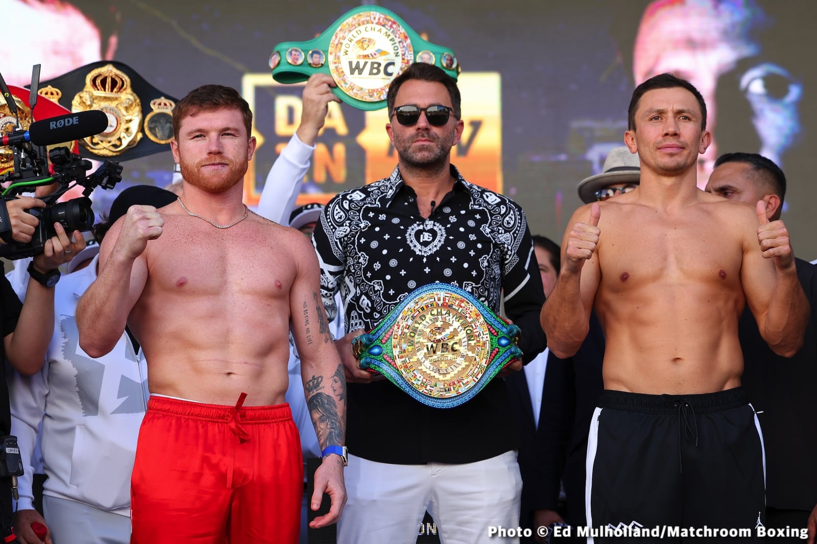 WATCH LIVE: Golovkin v Canelo 3 Weigh In