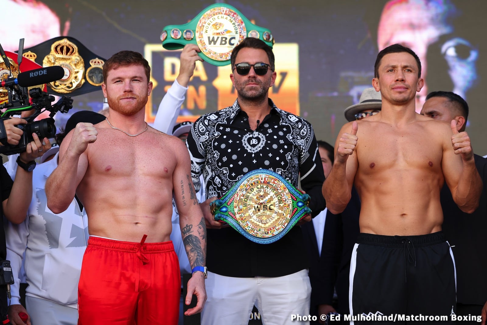 WATCH LIVE Golovkin V Canelo 3 Weigh In