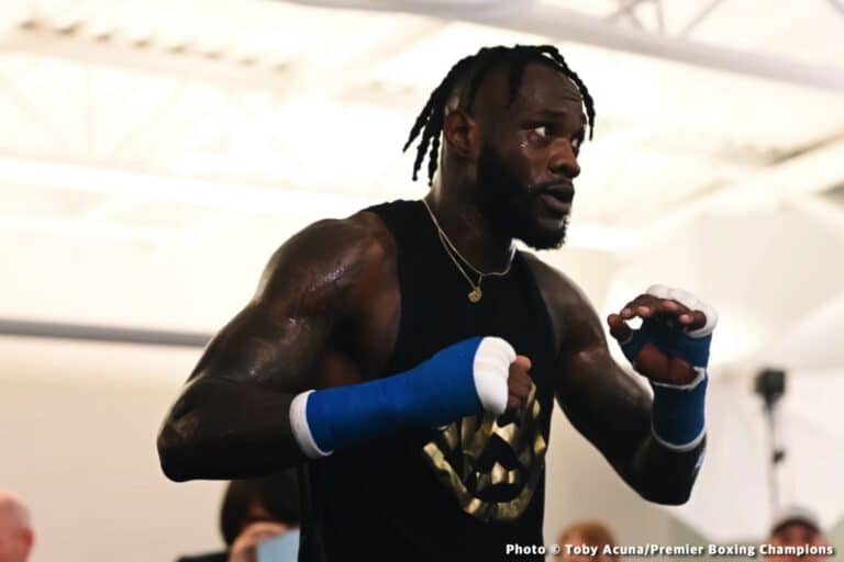 Deontay Wilder Says He “Really Means It” When He Says He'll Fight Ngannou In The Ring And In The Cage