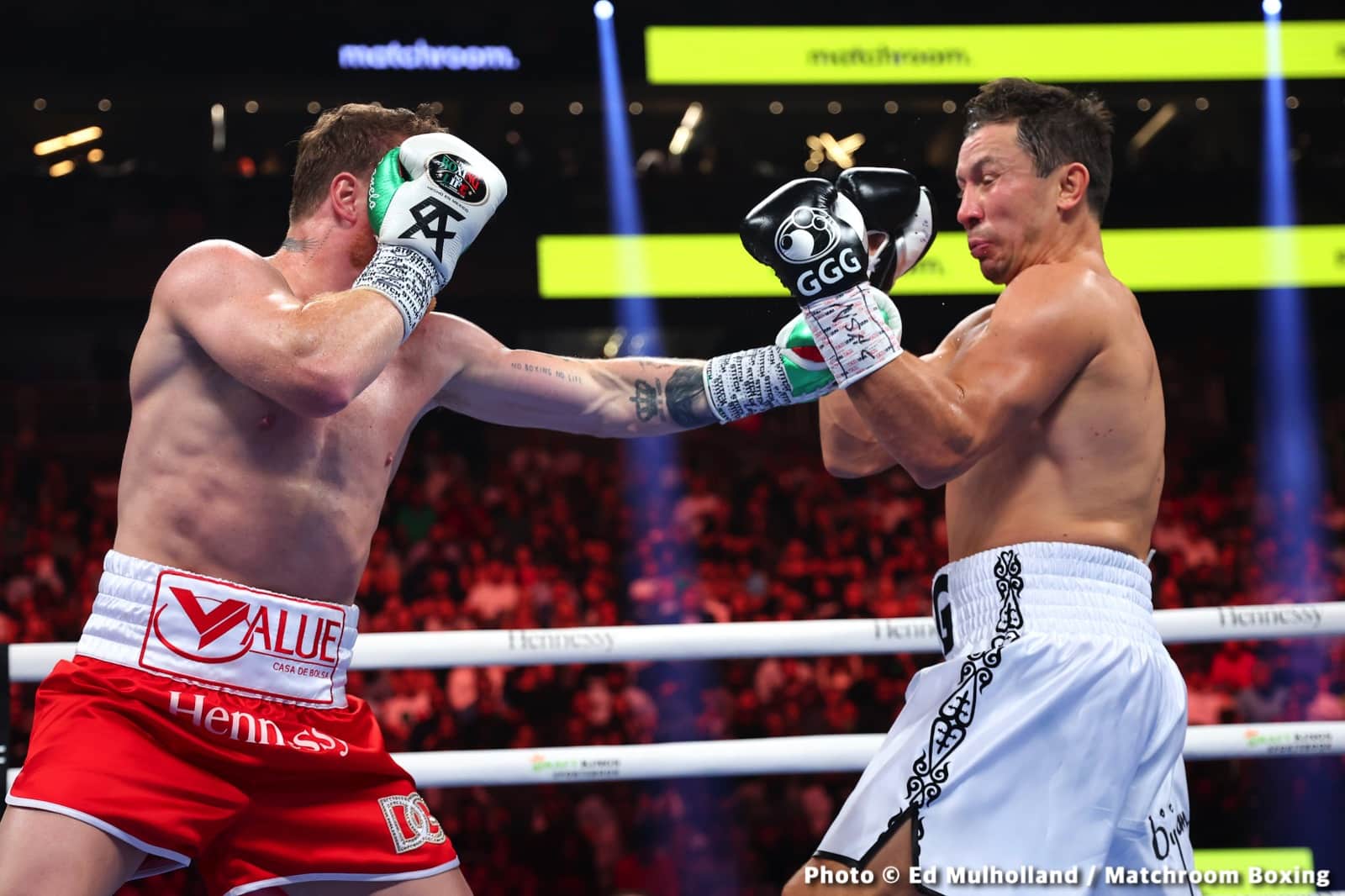 Boxing photo: Canelo Alvarez, Gennadiy Golovkin, Jesse ‘Bam’ Rodriguez image Canelo Alvarez vs. Gennadiy Golovkin - live action results for trilogy fight