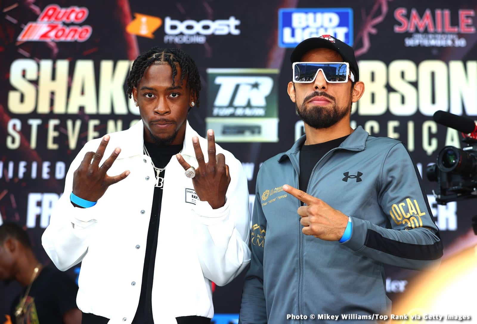 Shakur Stevenson misses weight for fight against Robson Conceicao