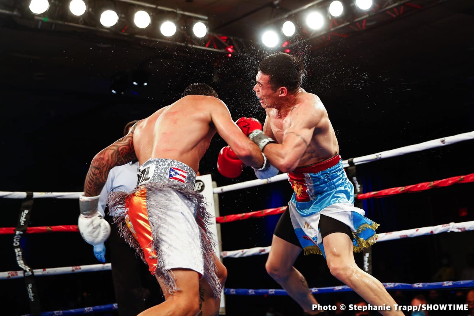 Joseph Adorno defeats Hugo Alberto Roldan - Boxing Results