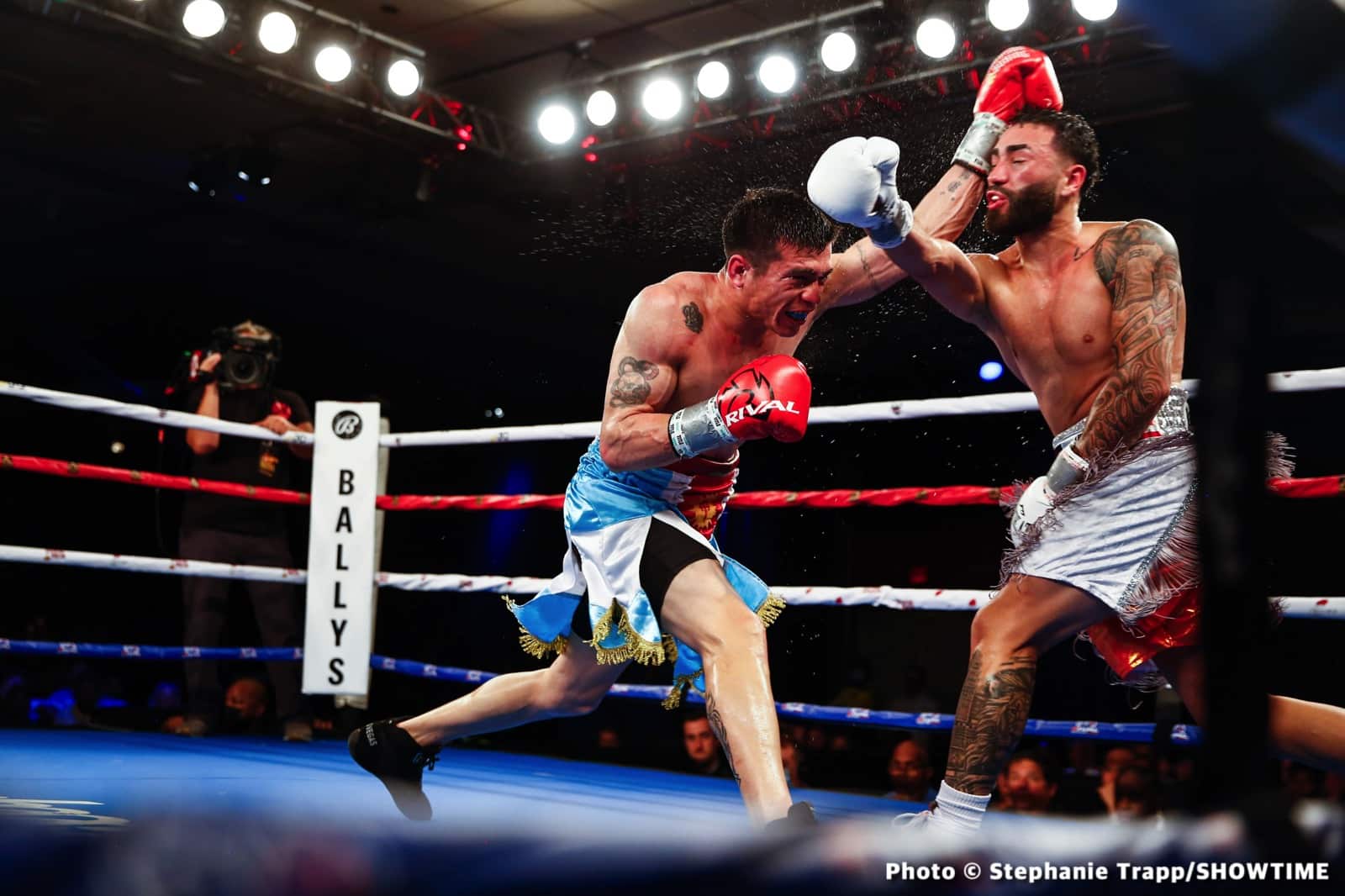 Joseph Adorno defeats Hugo Alberto Roldan - Boxing Results