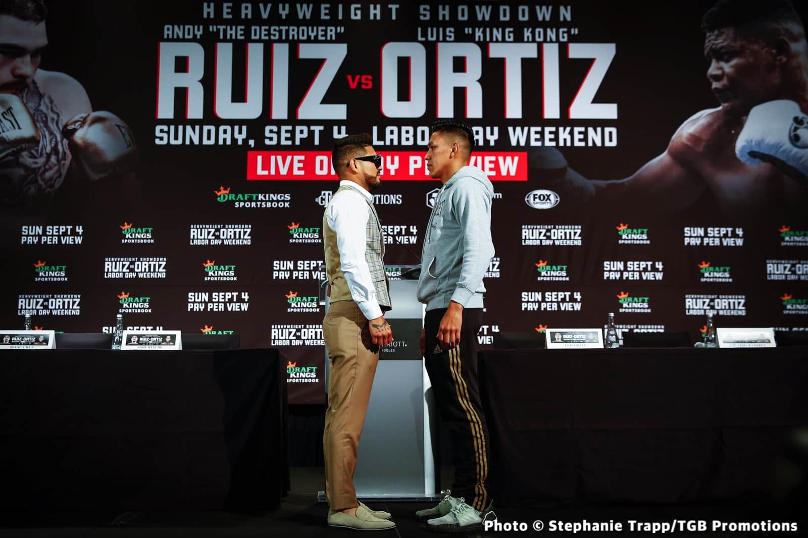 WATCH LIVE: Ruiz vs Ortiz FOX PPV Weigh In
