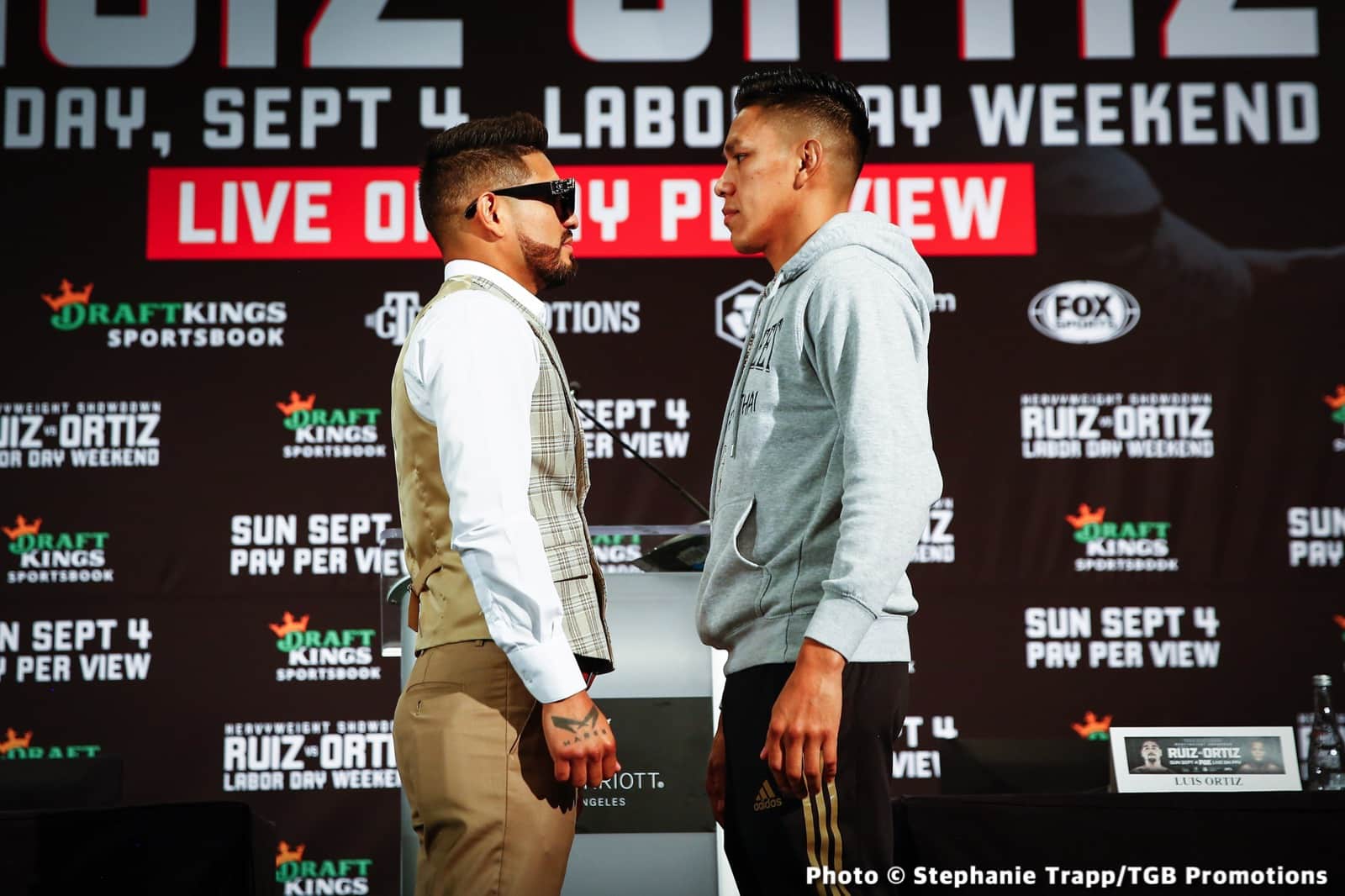 WATCH LIVE: Ruiz vs Ortiz FOX PPV Weigh In