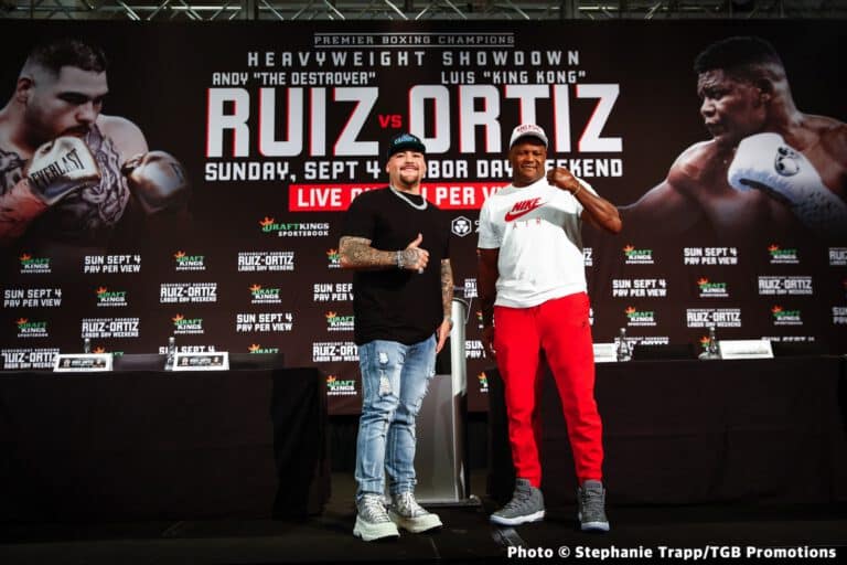 WATCH LIVE: Ruiz vs Ortiz FOX PPV Weigh In