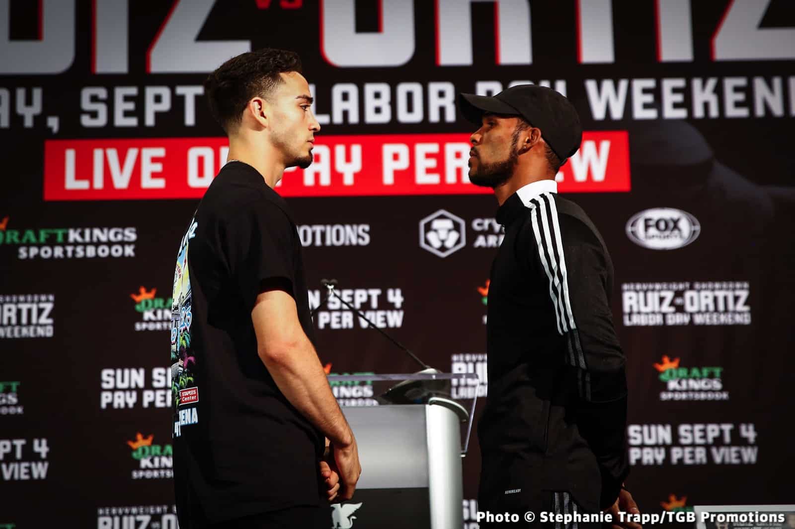 WATCH LIVE: Ruiz vs Ortiz FOX PPV Weigh In