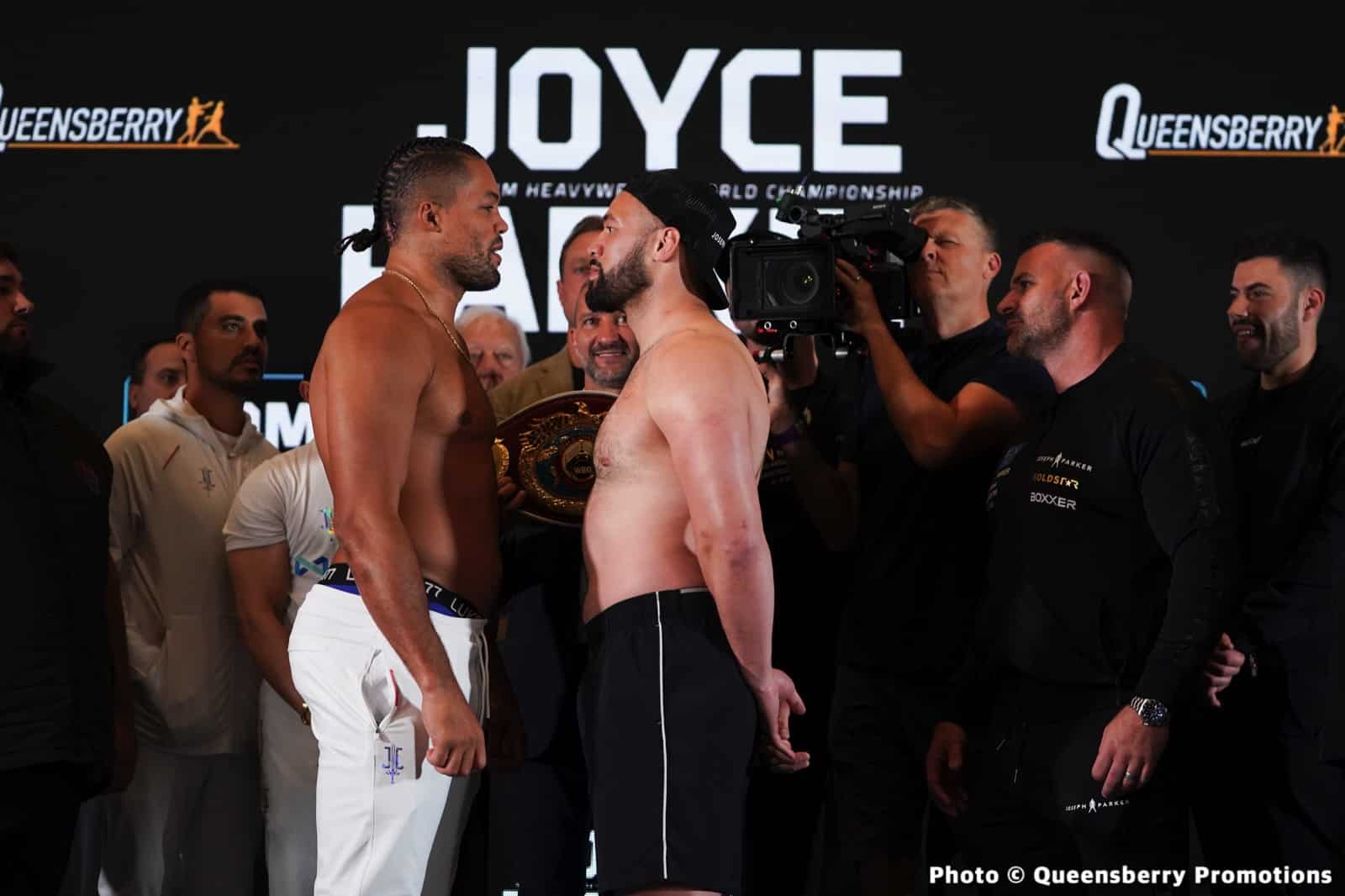 Joseph Parker - Joe Joyce, Serrano - Mahfoud Weigh In Results