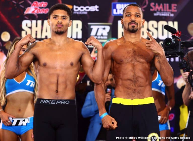 Shakur Stevenson misses weight for fight against Robson Conceicao