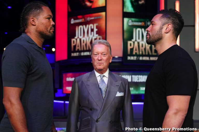 Joyce vs Parker On Saturday: Parker Says He Will “Beat Joyce Twice And Then I'm Free To Fight Anybody”